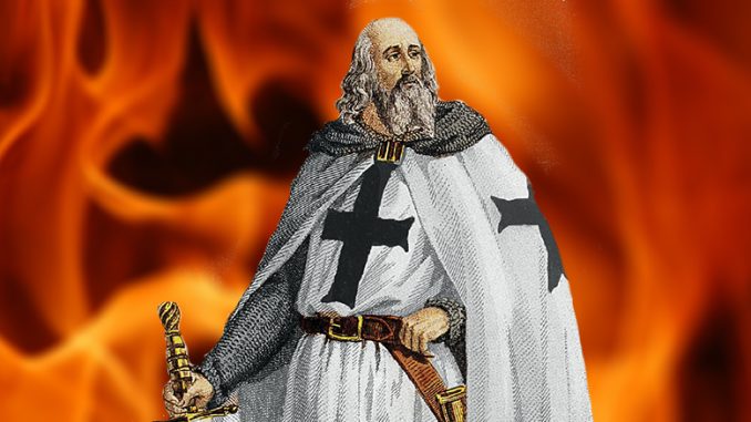 Grand Master Jacques deMolay - Bearded Head of the Templars