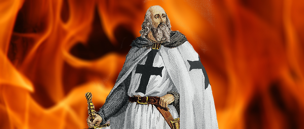 Grand Master Jacques deMolay - Bearded Head of the Templars